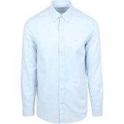 Overhemd Lange Mouw Mcgregor Overhemd Linnen Blend Lichtblauw