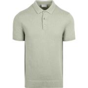 T-shirt Suitable Heavy Knitted Polo Raw Lichtgroen