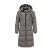 Parka Jas Matogla Lange Gewatteerde Jas Getailleerd