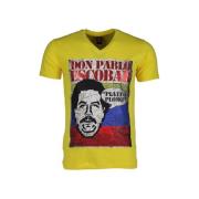 T-shirt Korte Mouw Local Fanatic Don Pablo Escobar