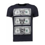 T-shirt Korte Mouw Local Fanatic Beter Have My Money Rhinestone