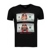 T-shirt Korte Mouw Local Fanatic Golden Boy Vs Iron Mike
