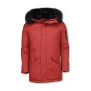 Parka Jas Enos Winterjas Faux Bontkraag