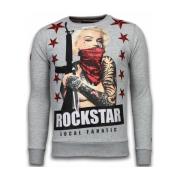 Sweater Local Fanatic Marilyn Rockstar Rhinestone