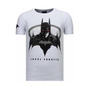 T-shirt Korte Mouw Local Fanatic Badman Rhinestone