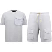 Trainingspak Top Star Geribbelde Oversized Joggingshorts