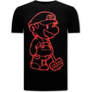 T-shirt Korte Mouw Local Fanatic Cartoon