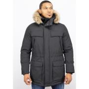 Parka Jas Enos Lange Parka Jas Bontkraag