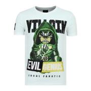 T-shirt Korte Mouw Local Fanatic Villain Duck Strakke W
