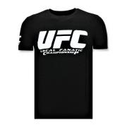 T-shirt Korte Mouw Local Fanatic UFC Championship Print