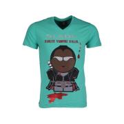 T-shirt Korte Mouw Local Fanatic Blade Fearless Vampire Killer