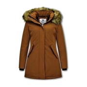 Parka Jas Matogla Winterjas Imitatie Bontkraag