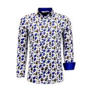 Overhemd Lange Mouw Tony Backer Luxe Gitaar Print