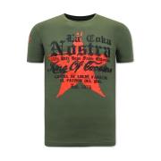 T-shirt Korte Mouw Local Fanatic King Of Cocaines La Coka Nostra