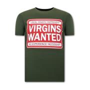T-shirt Korte Mouw Local Fanatic Print Virgins Wanted