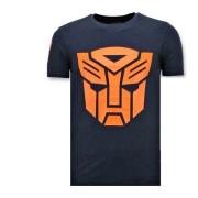T-shirt Korte Mouw Local Fanatic Stoere Transformers Print