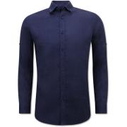 Overhemd Lange Mouw Enos Linnen Regular Fit