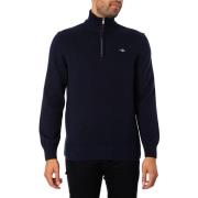 Trui Gant Casual gebreid met halve rits