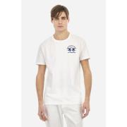 T-shirt La Martina MR0009 JS206-0001 OPTIC WHITE