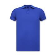Polo Shirt Korte Mouw True Rise Polo Polo Korte Mouw Polo Cobalt