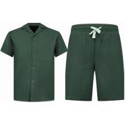Trainingspak Enos Zomerset Ribbed Oversized Shorts