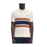 T-shirt Fred Perry PANELLED KNITTED SHIRT
