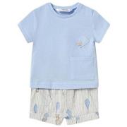 Setjes Mayoral 1202 Conjunto camiseta y pantalón corto Azul