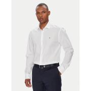 Overhemd Lange Mouw Tommy Hilfiger MW0MW38347 - FLEX PPLN-YCF OPTIC WH...