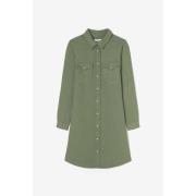 Jurk Le Temps des Cerises Jurk recht van jeans ALIO