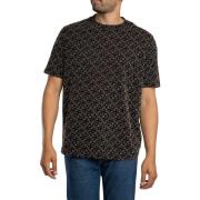 T-shirt Korte Mouw EAX T-shirt met logopatroon