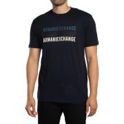 T-shirt Korte Mouw EAX Merk Echo Grafisch T-shirt