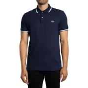 Polo Shirt Korte Mouw Lacoste Poloshirt met normale pasvorm en accente...