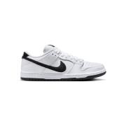 Lage Sneakers Nike SB Dunk Low White Black