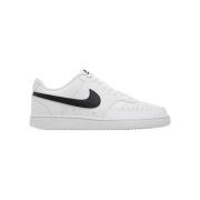 Lage Sneakers Nike Court Vision Low Next Nature White Black