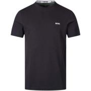 T-shirt Korte Mouw BOSS Pique Taddy T-Shirt Dark Blue