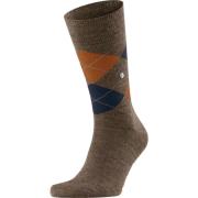 Socks Burlington Wol Edinburgh Melange Groen 7460
