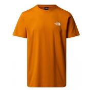 T-shirt The North Face NF0A87NG M SS SIMPLE DOME-BRO1 AGATE ORANGE