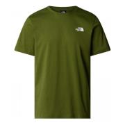 T-shirt The North Face NF0A87NP M SS BOX NSE TEE-DIW1 WOODLAND GREEN