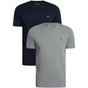T-shirt Korte Mouw Emporio Armani 2-pack lounge ronde hals stretch T-s...