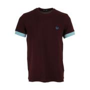 T-shirt Korte Mouw Fred Perry Striped Cuff