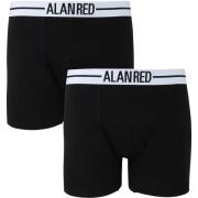 Boxers Alan Red Boxershort Zwart 2Pack