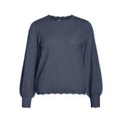 Trui Vila Emi Knit - Vintage Indigo