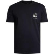 T-shirt Korte Mouw EAX T-shirt met groot borstlogo
