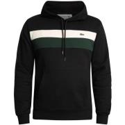 Sweater Lacoste Fleece pullover met kleurblokmotief