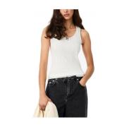 Top Lacoste SLIM FIT POINTELLE COTTON TANK TOP