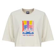 T-shirt Korte Mouw New Balance ATHLETICS GRADIENT SHOES T-SHIRT