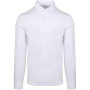 Hydraterend en voedend Desoto Longsleeve Poloshirt Essential Wit