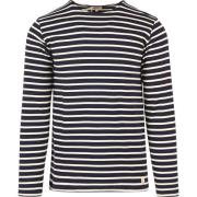Sweater Armor Lux Trui Strepen Donkerblauw