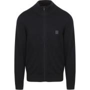 Sweater BOSS Kanozip Vest Donkerblauw