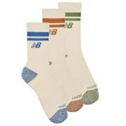 Sportsokken New Balance ACTIVE LIFESTYLE STRIPED CREW SOCKS 3 PACKS